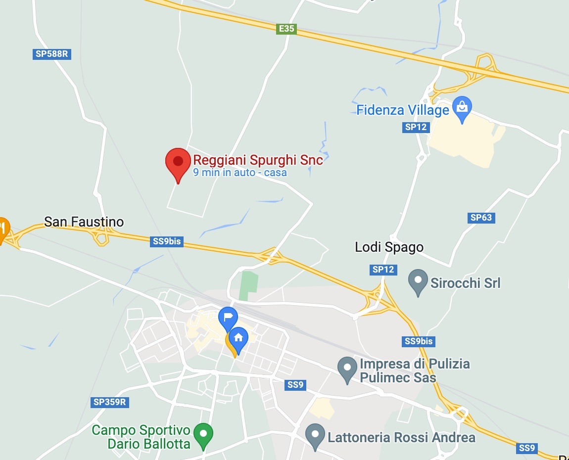 La mappa della posizione di Reggiani Spurghi